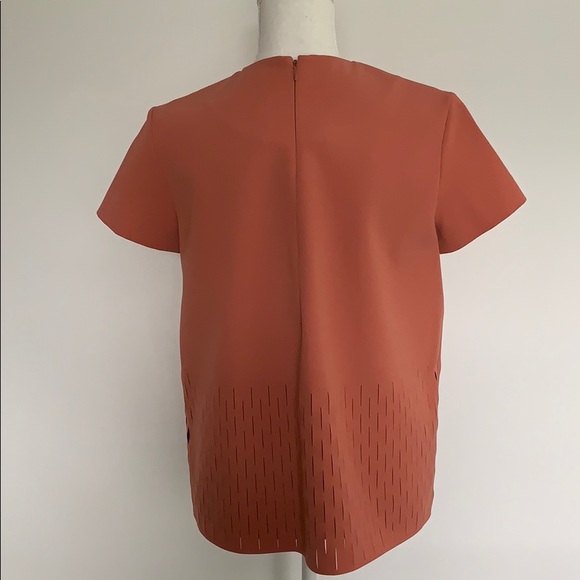 COS orange blouse with cutout - Picture 2 of 6